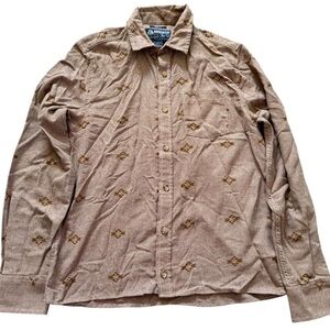 American Rag Brown Casual Button Down Shirt